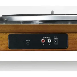 Lenco Plattenspieler mit Bluetooth®, USB, MP3, Lautsprecher - Holz