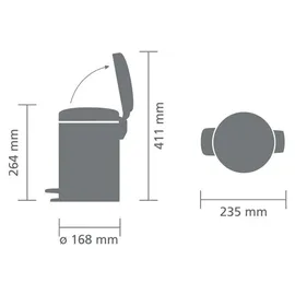 Brabantia Newicon 3 l soft beige