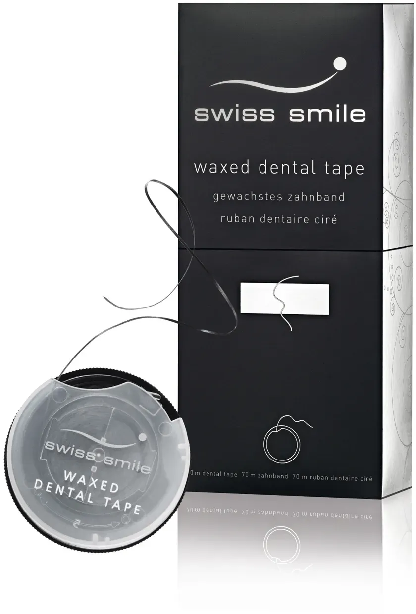 Swiss Smile - Gewachste Zahnseide 70 m