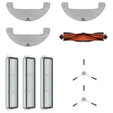 DREAME Original-Zubehörset für L10 Prime/L10s Ultra/L10 Ultra: 1x Hauptbürste, 2X Seitenbürsten, 2X Staubfilter, 6X Mopptücher (3 Paare)