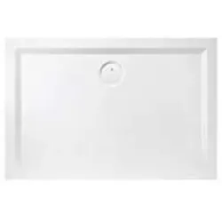 Mineralguss-Duschwanne Muna 900x750x30 mit - weiß