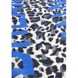 LAURA SCOTT Modetuch in beige-royalblau & Gr.: onesize