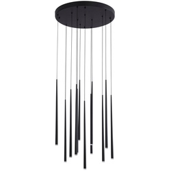 Nova Luce 9601012 Giono LED Pendelleuchte Schwarz