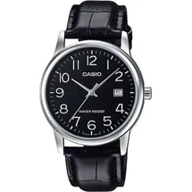 Casio MTP-V002L-1B Leder 40 mm ZEGAREK MĘSKI CASIO MTP-V002L-1BUDF