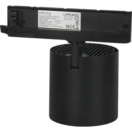 LED-Line Lumicanto 12-42W 3-Phasen schwarz/Aluminium