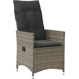 vidaXL Gartensessel 59 x 59 x 92 cm grau