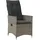 vidaXL Gartensessel 59 x 59 x 92 cm grau