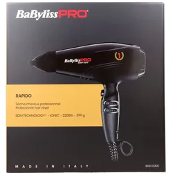 Fön Babyliss BAB7000IE Schwarz Schwarzweiß 2200 W