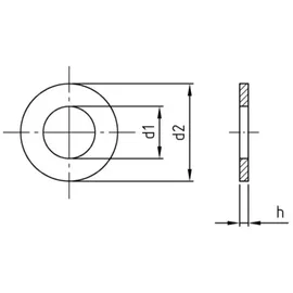 schmidt's onlineshop DIN 125 A2 15,0 Scheiben Form A