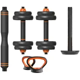 Xiaomi Hantel-+langhantel-+kettlebell-set 10kg - Black / Orange - 10 kg
