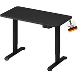 Albatros International ALBATROS LIFT 2P11, 110x60cm, Schwarz, Schreibtisch Höhenverstellbar Elektrisch mit Digitaldisplay, Optimal als Stehschreibtisch, Bürotisch oder Standing Desk