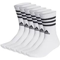 Adidas Socken, 6er Pack-3-Streifen Cushioned Crew, 46