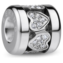 Bering Charm SparklingHeart-1 Edelstahl Zirkonia ARCTIC SYMPHONY COLLECTION