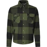 Rokker Dakota Motorradjacke Dunkelgrün/Schwarz 4XL