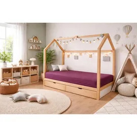 sch√ñner wohnen-kollektion Spannbettlaken Jersey 60 x 120 cm Beere 2 St.