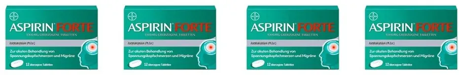 Aspirin Forte 1000 mg überzogene Tabletten