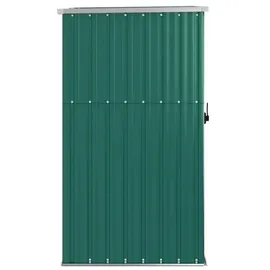 vidaXL Metallgerätehaus 0,88 x 0,89 x 1,61 m grün