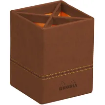 Rhodia Stifteköcher Kunstleder 8x11 cm Kupfer 1 St.