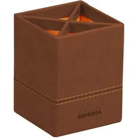 Rhodia Stifteköcher Kunstleder 8x11 cm Kupfer 1 St.
