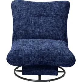 ed exciting design Drehsessel Maranello 96 x 75 x 93 cm Blau Polyester drehbar