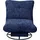 ed exciting design Drehsessel Maranello 96 x 75 x 93 cm Blau Polyester drehbar