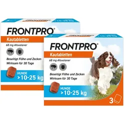 FRONTPRO HUND 68mg M >10-25 KG 2X3 St