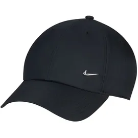 Nike Dri-FIT Club Unstructured Metal Swoosh Cap 010 black/metallic silver M/L