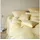 ELEGANTE Breezee Halbleinen Gelb 200 x 220 cm + 2 x 80 x 80 cm