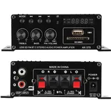Audioverstärker, 12v Mini Digital Hifi Leistungsverstärker Stereo-verstärker Mit Fernbedienung Für Lautsprecher