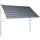 Angerer Klemmmarkise Premium 350 cm dunkelgrau/weiß