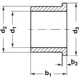 Reely Bundbuchse Innen-Durchmesser: 10 mm Außen-Durchmesser: 16 mm Breite: 8 mm 1 St.