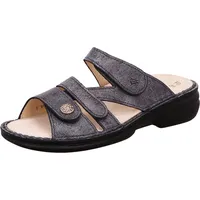 Finn Comfort FinnComfort Ventura-S Platin (grau) - Pantolette - Damenschuhe Pantolette / Zehentrenner, Grau, leder (maglia) für Damen, braun, Größe 42 EU