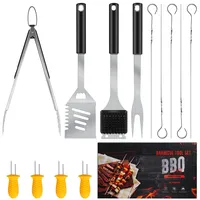 Bbq Grillzange 40 cm Edelstahl schwarz