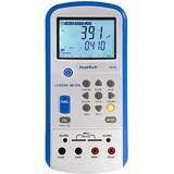 PeakTech 2170 – LCR-Meter, ESR-Messgerät mit USB inkl. Software, LCR Auto-Erkennung, Frequenz 1/120 Hz, 1/10/100 kHz, Digitales Multimeter, Messgerät, Strommessgerät, beleuchtete LCD-Anzeige, Bargraph