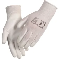 ABENA® Odin Ultra White Arbeitshandschuhe, PU-Handschuhe 1000007309 , 1 Karton = 144 Paar, Größe 8