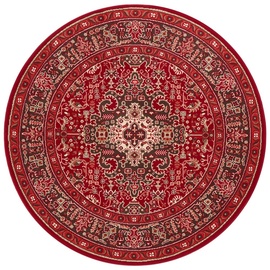 Nouristan Teppich »Skazar Isfahan«, rund, Kurzflor, Orient, Teppich, Vintage, Esszimmer, Wohnzimmer, Flur, rot