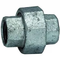 Riegler Verschraubung 330, IG/IG, Rp/Rp 3/4, schw. Temperguss feuerverz.