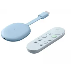 Google Chromecast mit Google TV, Media-Player, 4K - Sky Blue