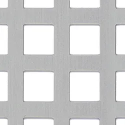 Alberts Lochblech Quadratisch, Aluminium silberfarbig eloxiert, verschiedene Größen, Blechplatte