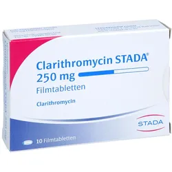 CLARITHROMYCIN STADA 250 mg Filmtabletten 10 St