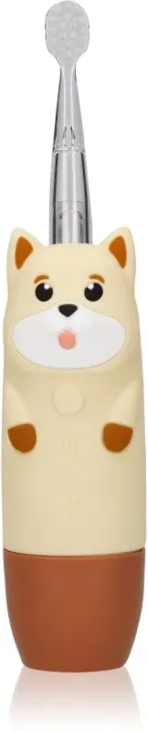 innoGIO GIOdog Zahnbürste mit Schalltechnologie für Kinder Brown 1 St.