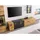 MASSIVMOEBEL24.DE Kitzbühel Lowboard 220x52x52 cm Natur Geölt/Lackiert Holz
