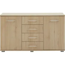 Priess Kombikommode Lindau 123 x 71 x 38 cm Braun