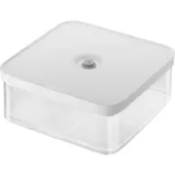 Zwilling FRESH & SAVE CUBE Box, L, Modulare & Stapelbare Vorratsdose, Luftdichte & Vakuumierbare Aufbewahrung, Spülmaschinengeeignet, Transparent