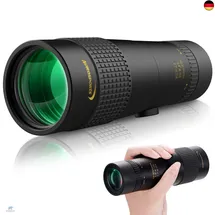 Aurosports 10-30x40 Zoom Monokular Teleskop Erwachsene, Bak4 Prisma Dual Fokus Fernrohr