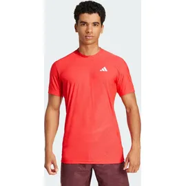 Adidas Tennis Pro Climacool+ FreeLift T-Shirt Semi Lucid Red 2XL