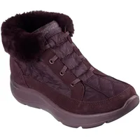 Skechers Damen On-the-go Encore ElisaAnkle Boot, Burgunderrotes Textil, 37 EU - 37 EU