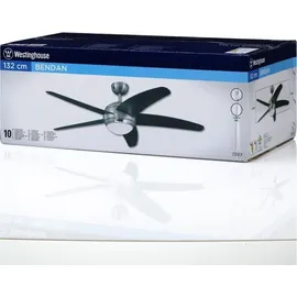 Westinghouse Bendan 132 cm Deckenventilator wenge mit Licht inkl. Fernbedienung