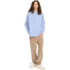 Element Button Down Regular Oxford Langarmhemd Blau M