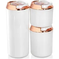 COFI Vip Ahmet 3-teiliges Rundes Vakuum Aufbewahrungsbox 1250ML +